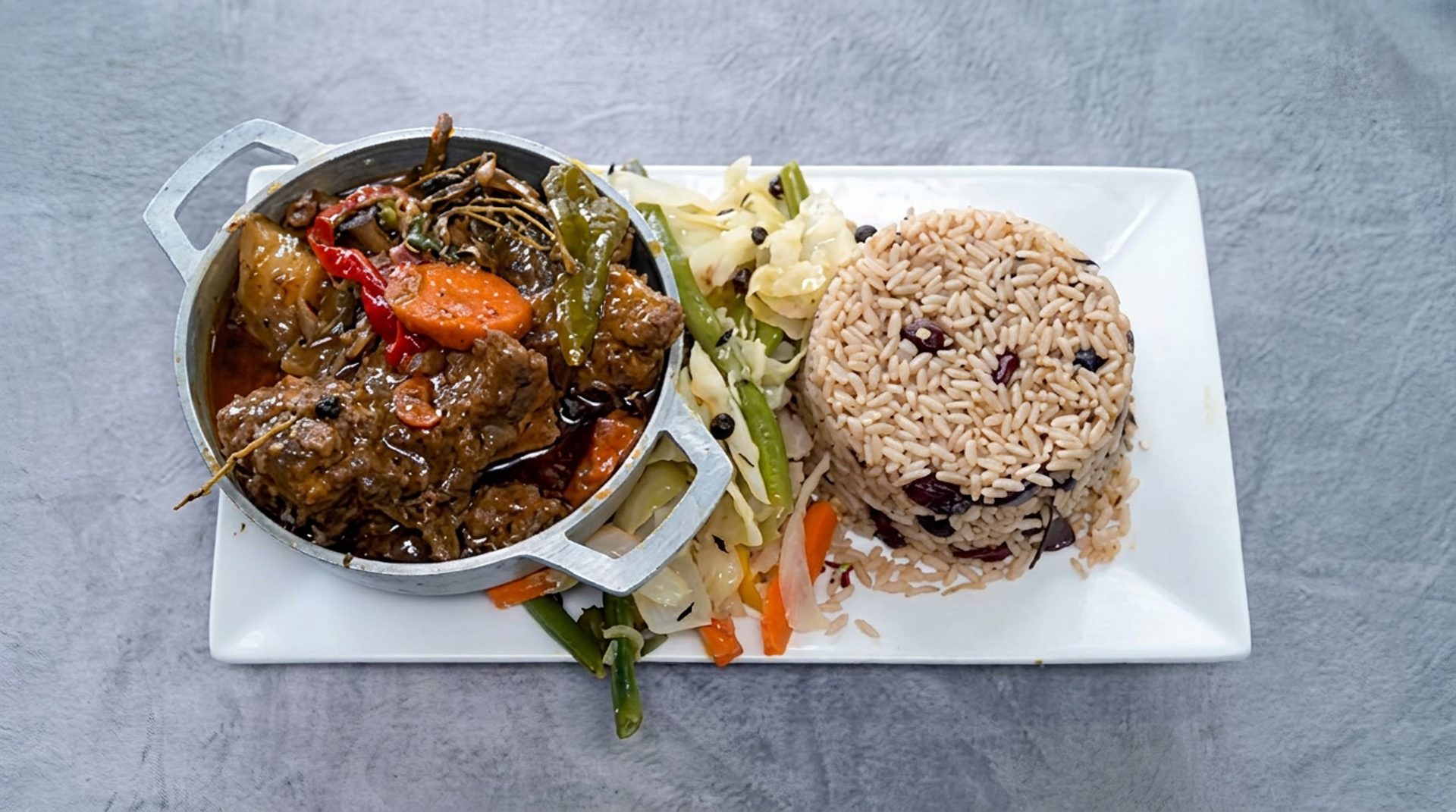 A menu that travels the islands