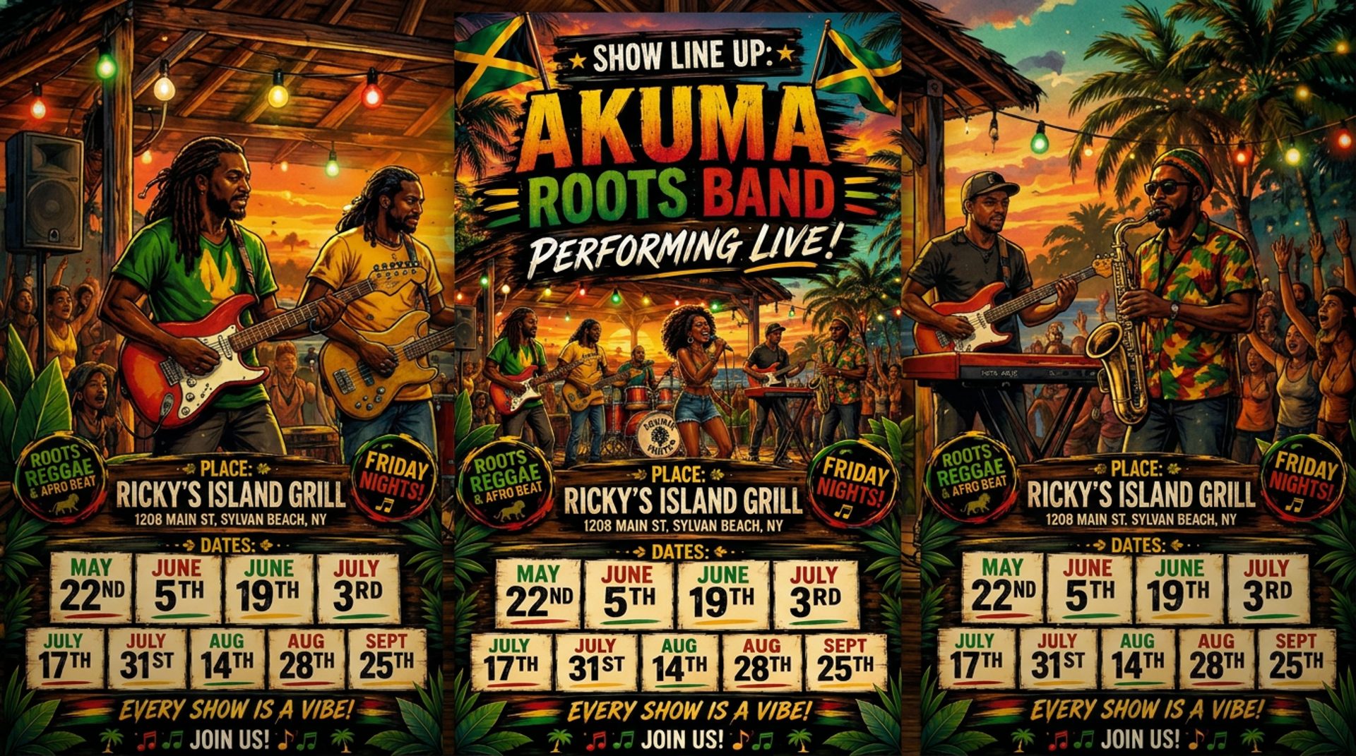 Akuma Roots Band at Ricky's