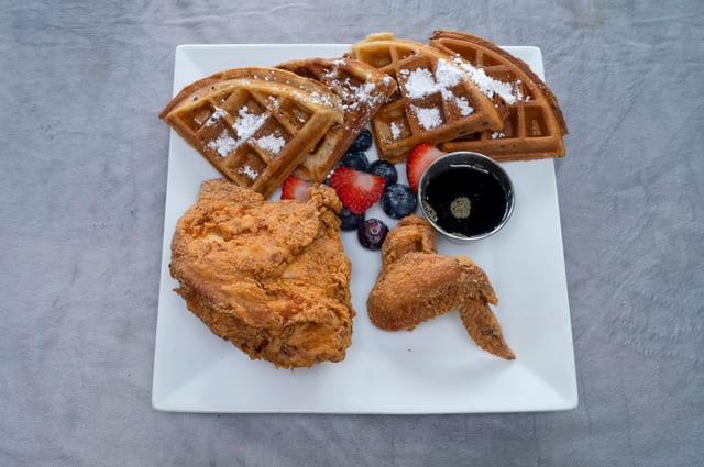 Chicken and Waffles.