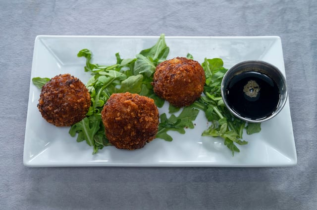 Sweet Plantain Croquettes.